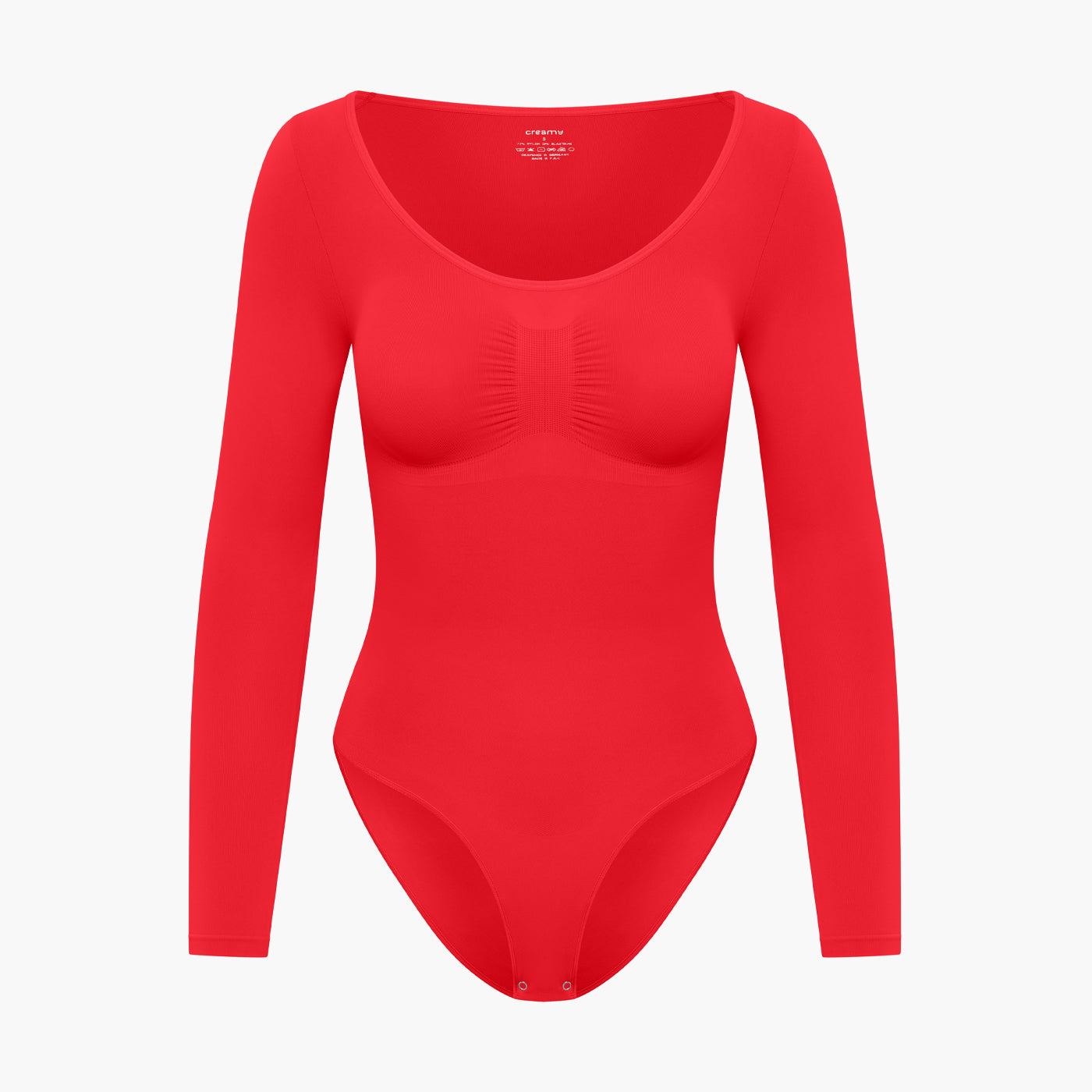 Bodysuit beeldhouwen shapewear longsleeve met slip