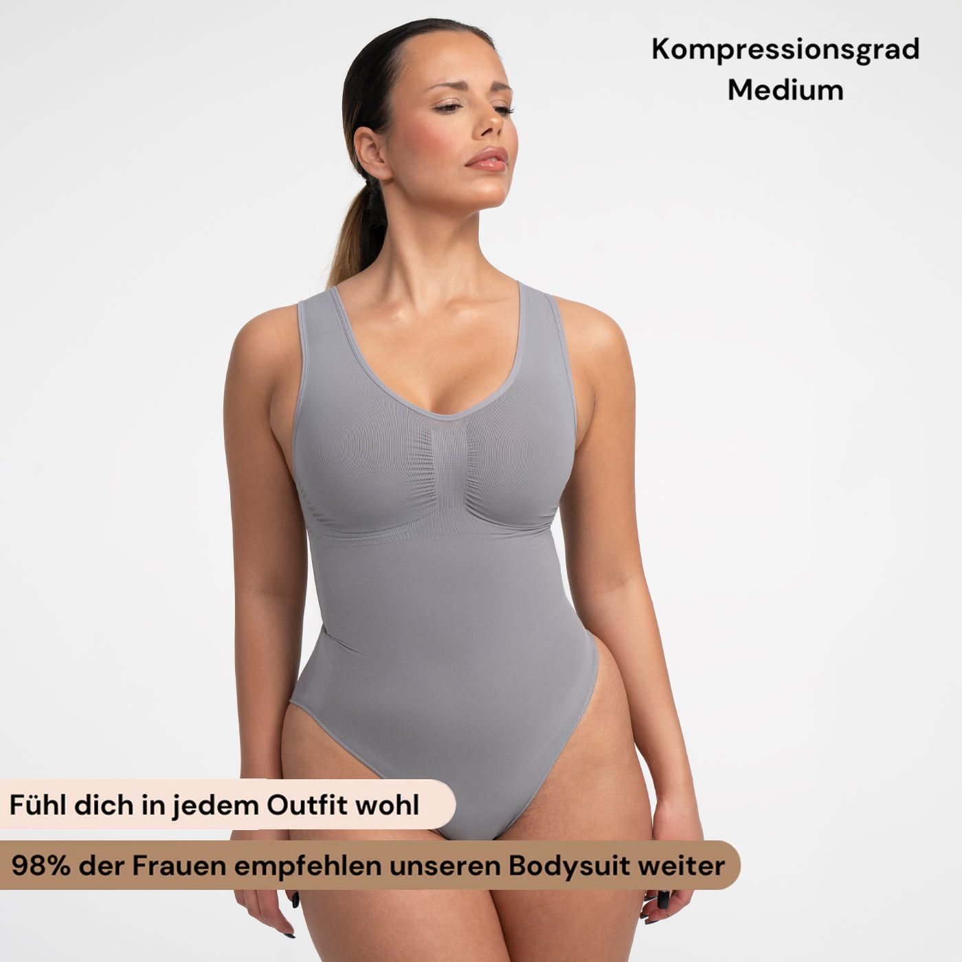 Comfort Tank Bodysuit Sculpting Shapewear mit Slip - Secret Sales