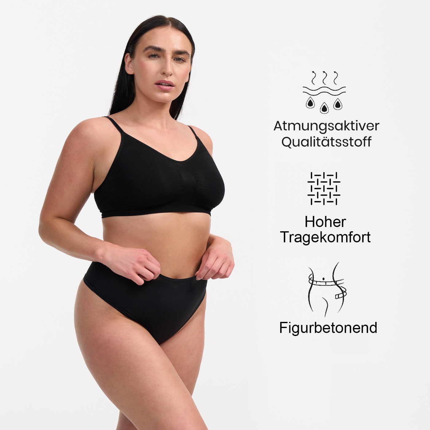 High-Waist Tanga | 3er Pack