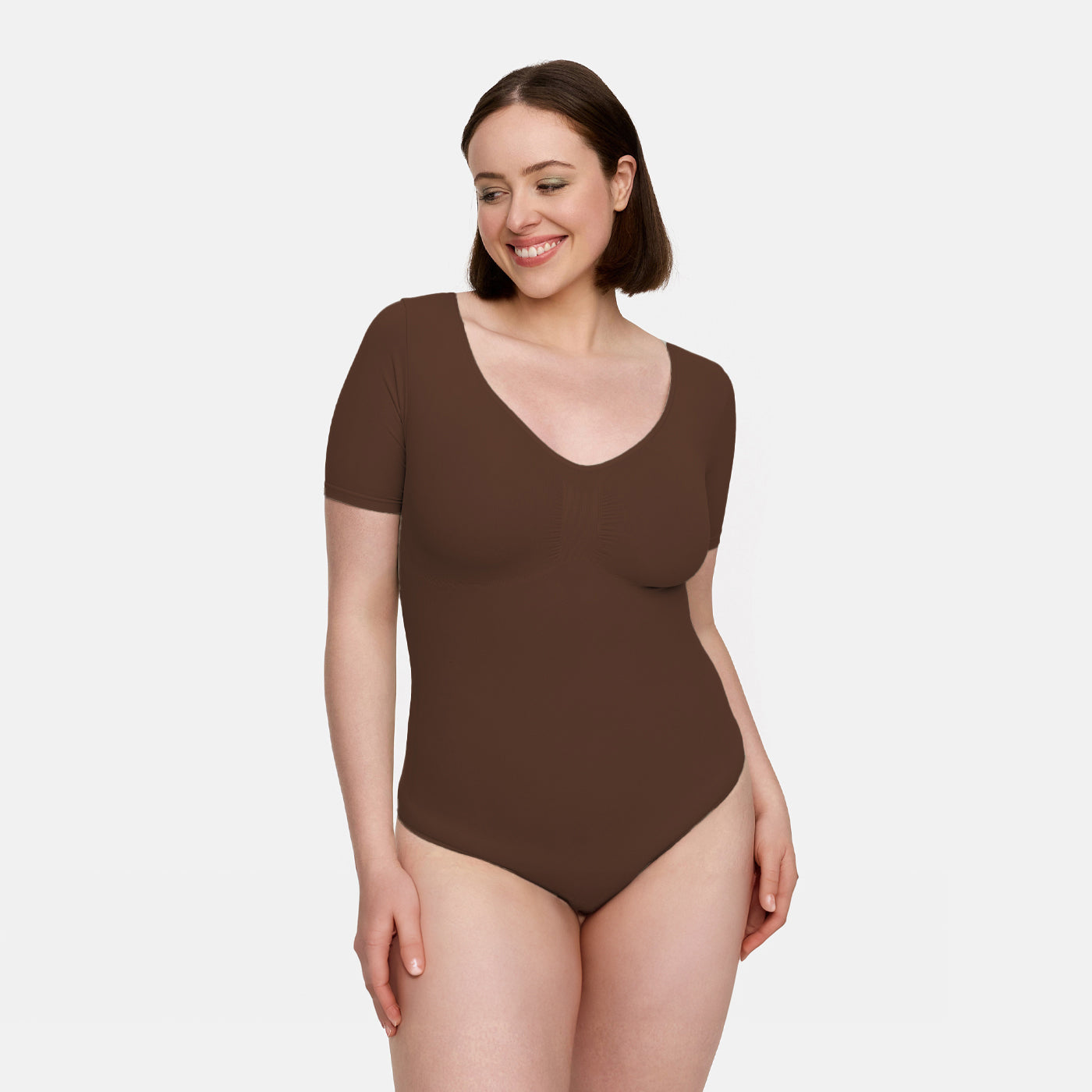 Comfort T-shirt Bodysuit Sculpting Shapewear met String