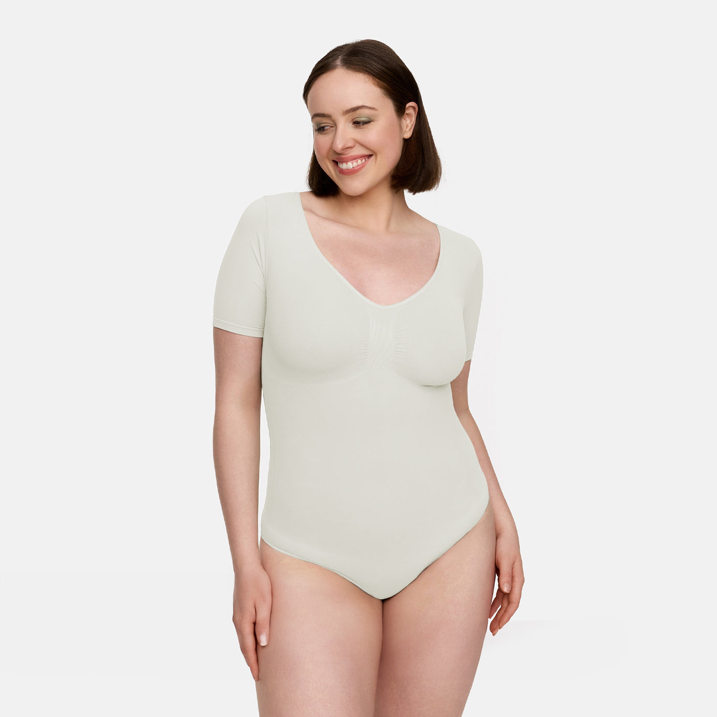 Comfort T-shirt Bodysuit Sculpting Shapewear met String