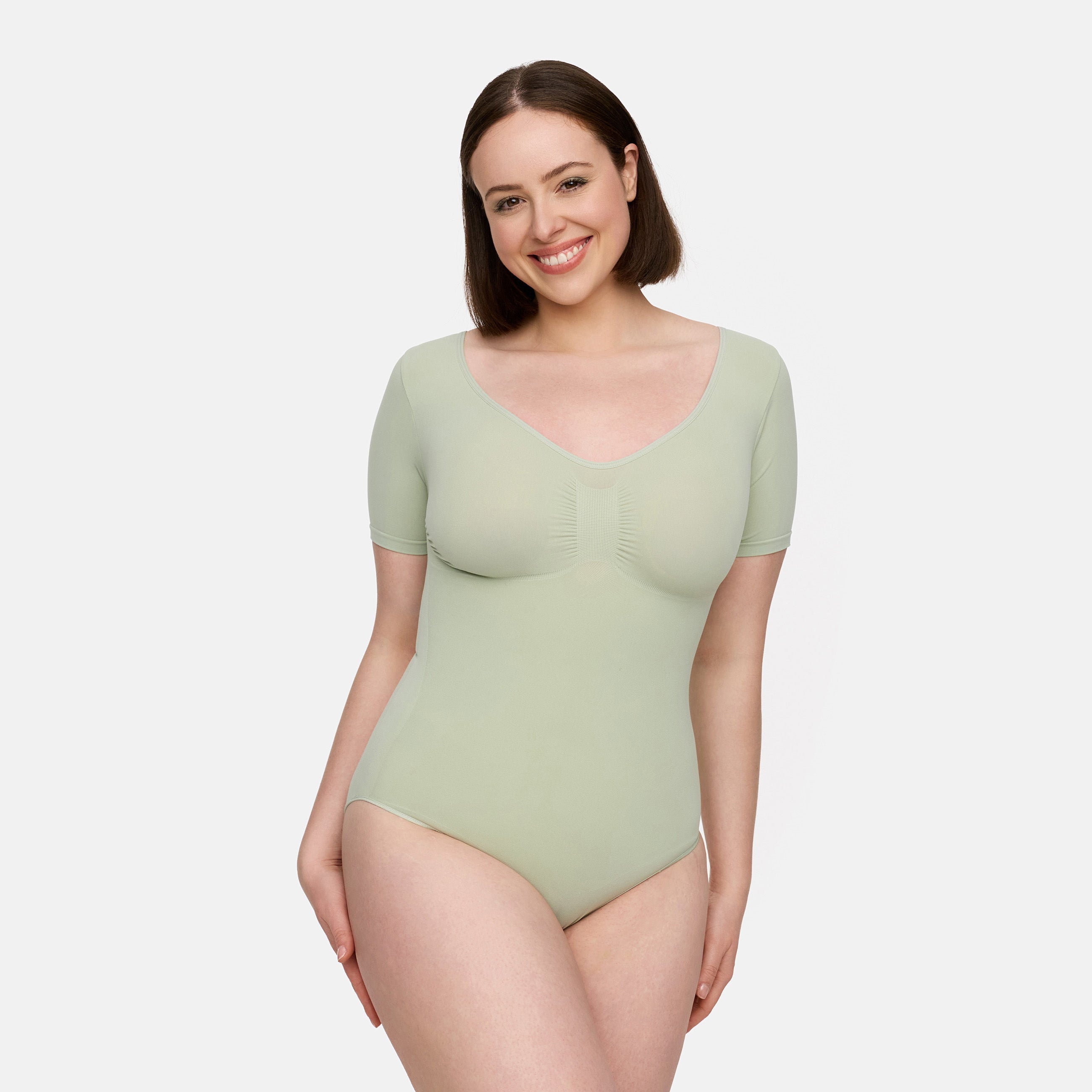 Comfort T-shirt Bodysuit Sculpting Shapewear met String