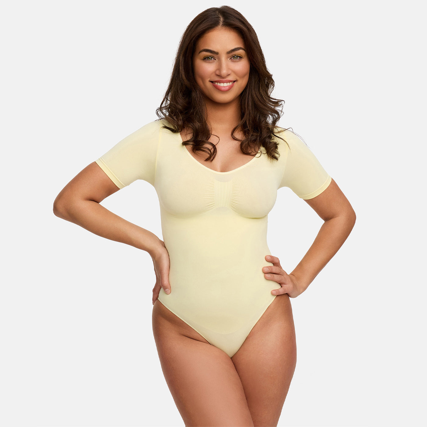 Comfort T-shirt Bodysuit Sculpting Shapewear met String