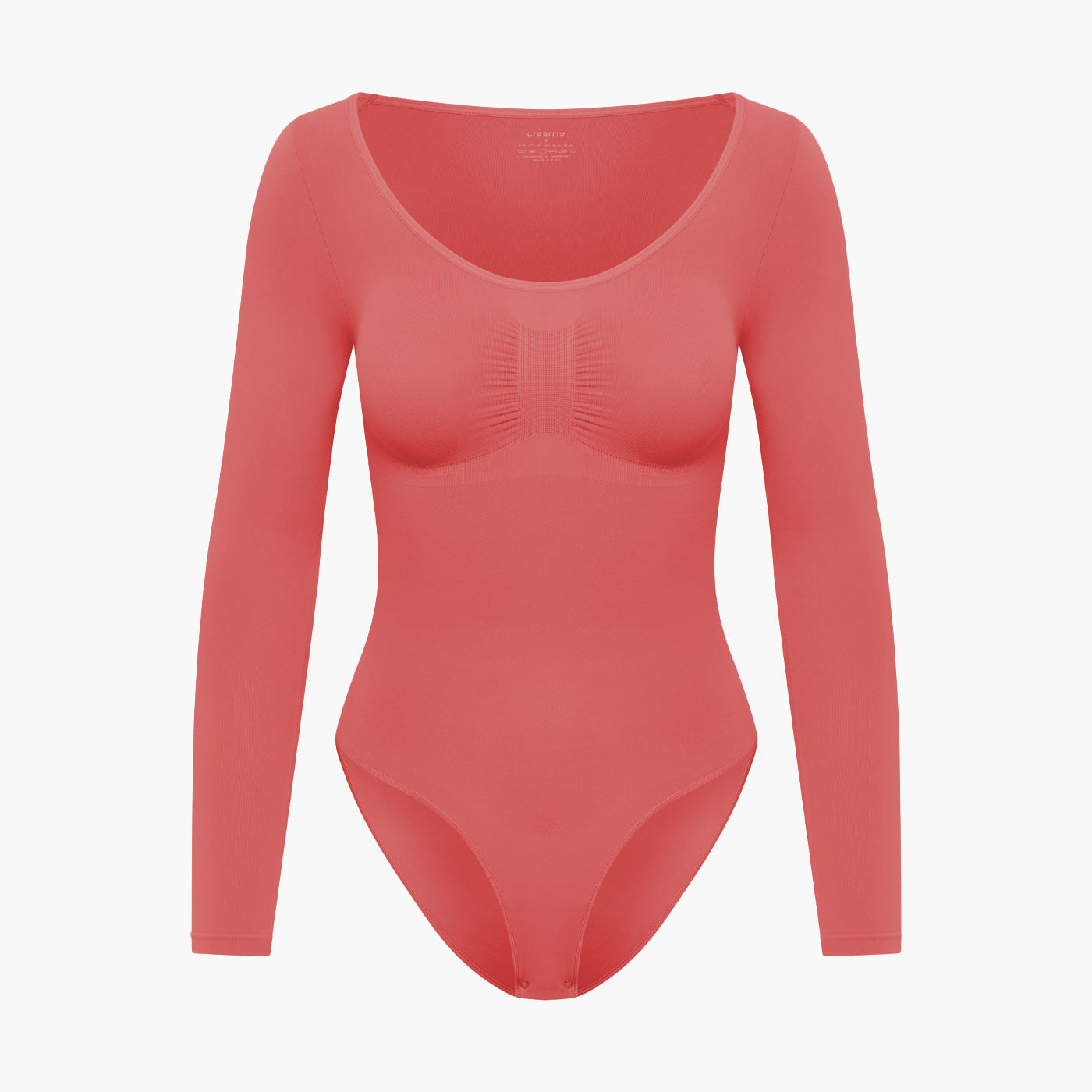 Bodysuit beeldhouwen shapewear longsleeve met slip