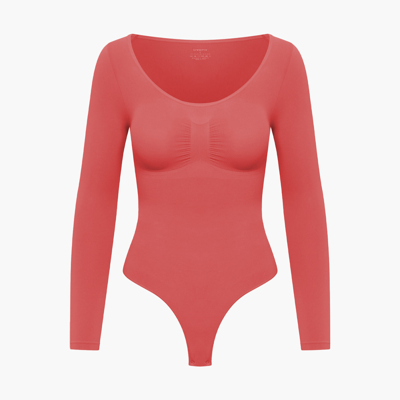 Bodysuit beeldhouwen shapewear longsleeve met snaar