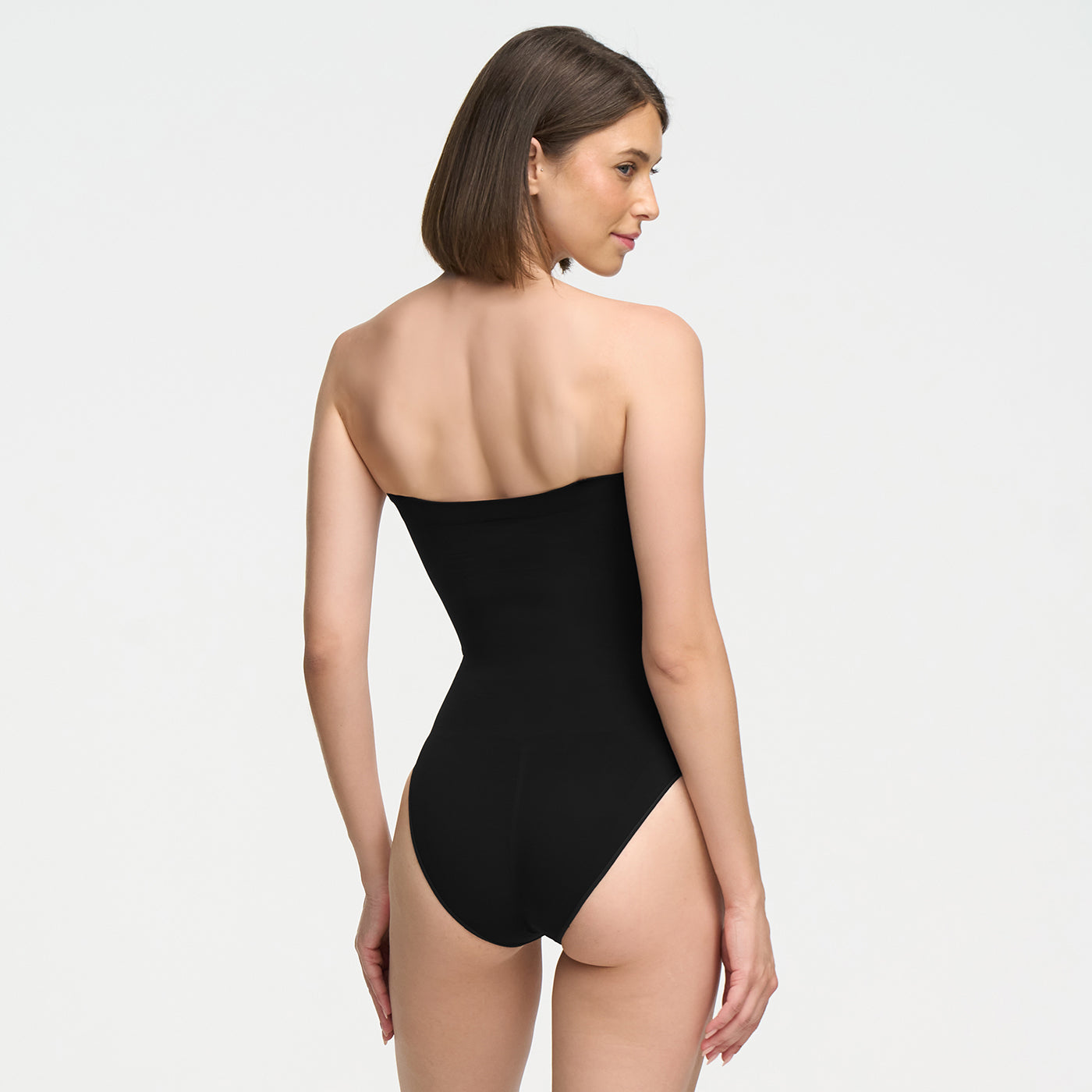 Trägerloser Bodysuit Sculpting Shapewear mit Slip