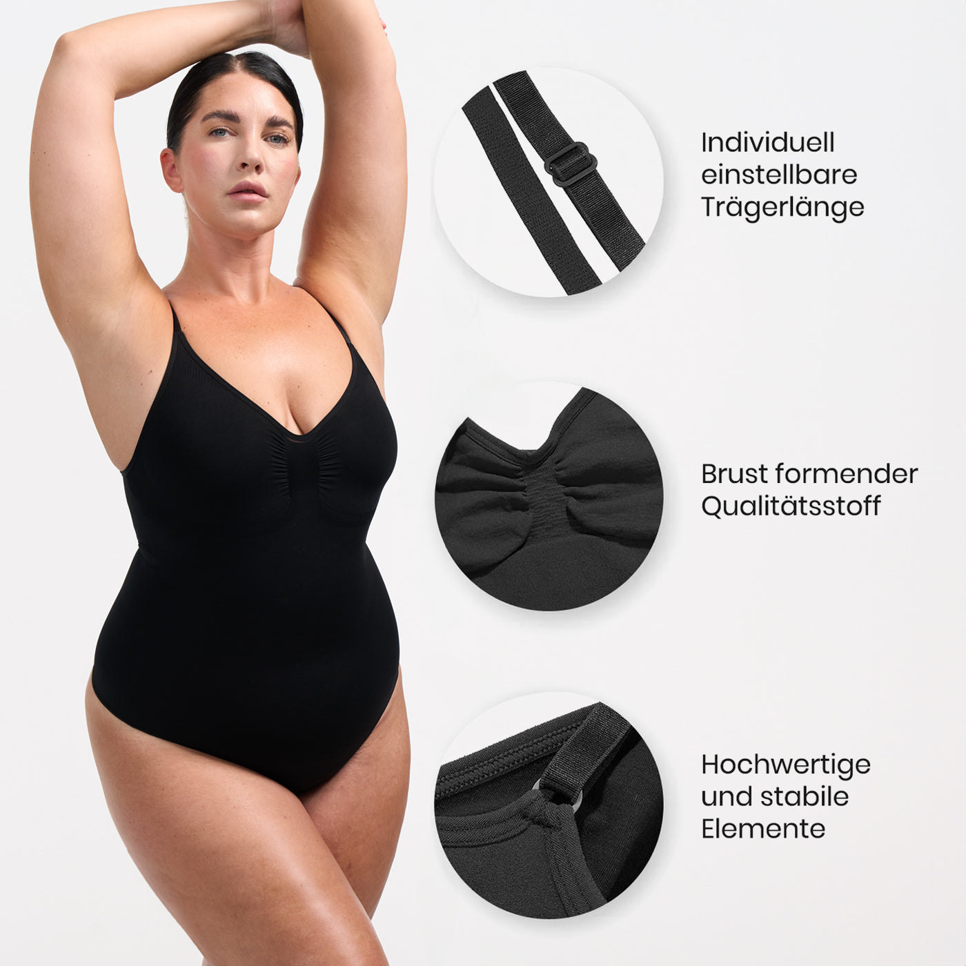 Bodysuit Sculpting Shapewear mit String