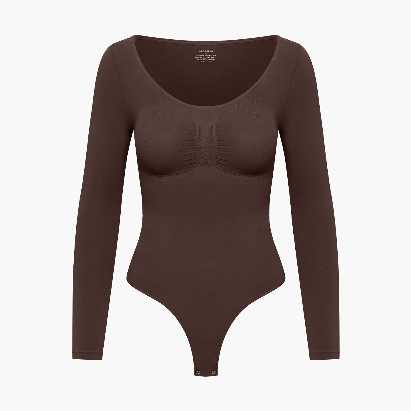 Comfort Bodysuit Sculpting Shapewear Longsleeve mit String - Secret Sales