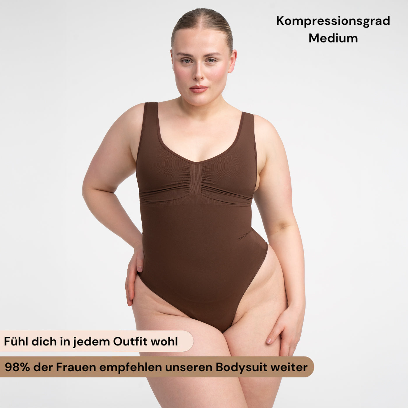 Comfort Tank Bodysuit Sculpting Shapewear mit Slip - Secret Sales