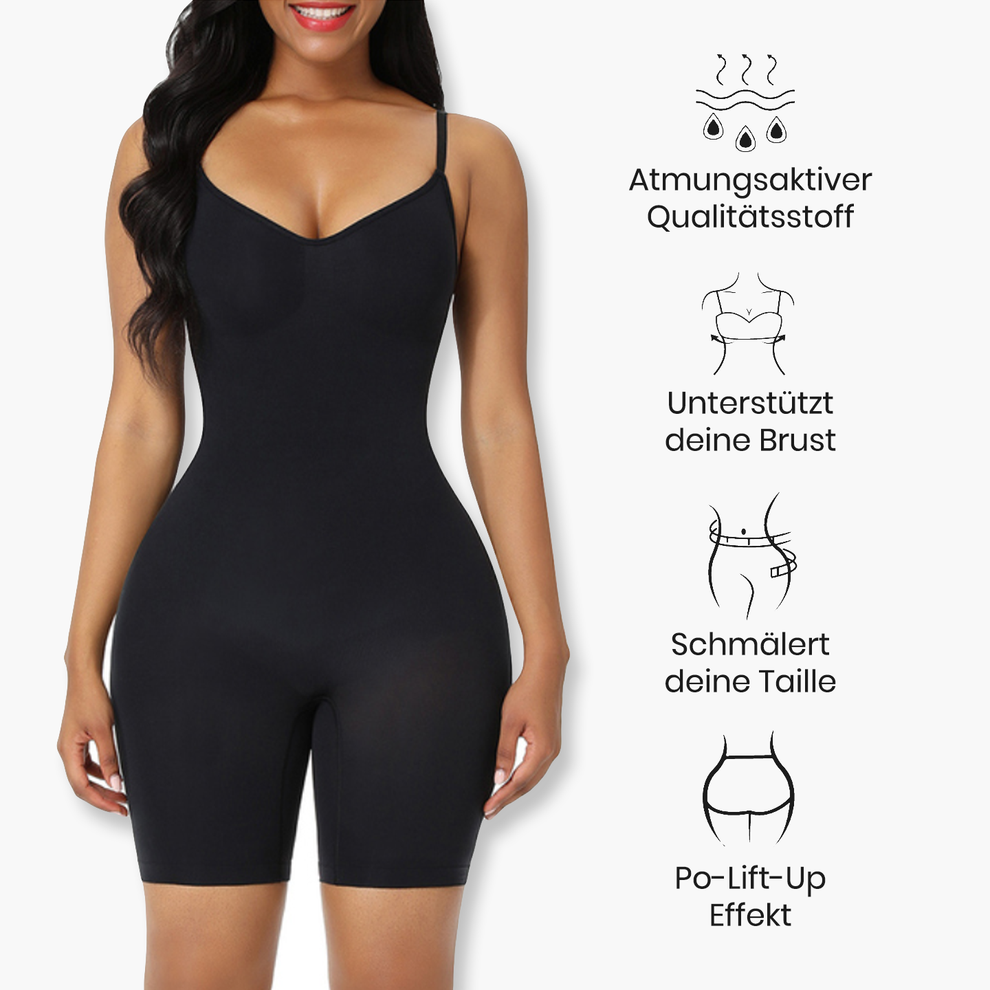 Bodysuit beeldhouwen met broek Shapewear